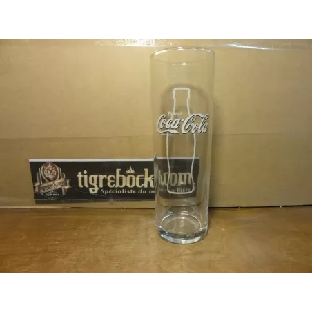 1 VERRE COCA-COLA  TUBO  HT 16.30CM