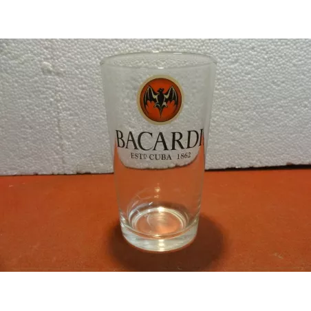 6 VERRES BACARDI 25CL HT.11.90CM