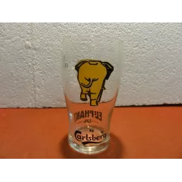 1 VERRE CARLSBERG ELEPHANT COLLECTOR  25CL HT.12.80CM