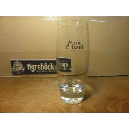 6 VERRES MARIE  BRIZARD  25CL HT.14.70CM