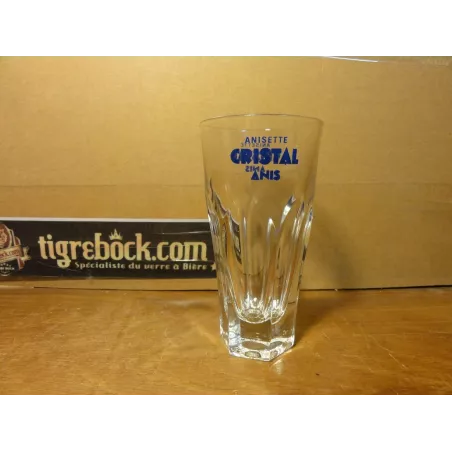 1 VERRE CRISTAL ANIS HT 12.50CM