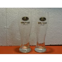 2 VERRES BRUGGE TRIPEL 50CL...