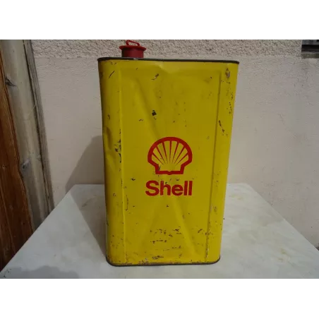 BIDON HUILE SHELL 20 LITRES 23.50CM X23.50CM X 39CM