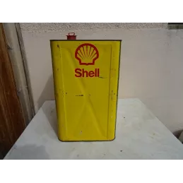 BIDON HUILE SHELL 20 LITRES 23.50CM X23.50CM X 39CM