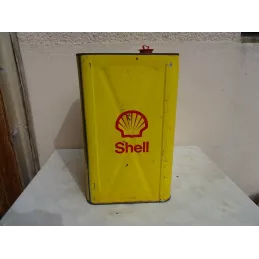BIDON HUILE SHELL 20 LITRES 23.50CM X23.50CM X 39CM
