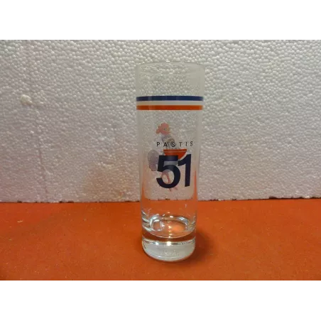 6 VERRES PASTIS 51 COQ 22CL HT 15.20CM