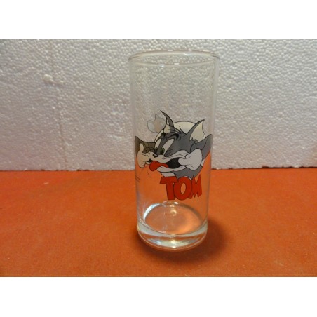 1 VERRE TOM AND JERRY HT.13.50CM ANNEE 2001