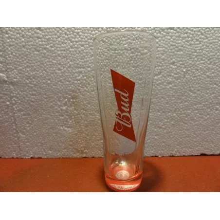 6 VERRES BUD 25CL HT 17CM