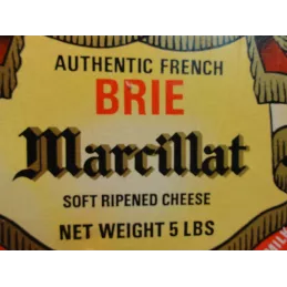 BOITE DE FROMAGE BRIE MARCILLAT DIAMETRE 36CM