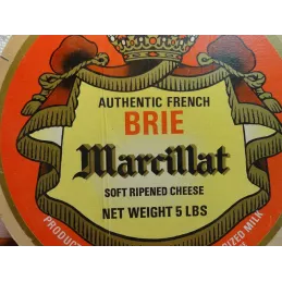 BOITE DE FROMAGE BRIE MARCILLAT DIAMETRE 36CM