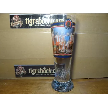 6 VERRES PAULANER 50CL COLLECTOR BAYERN 1972 HT.25.20CM