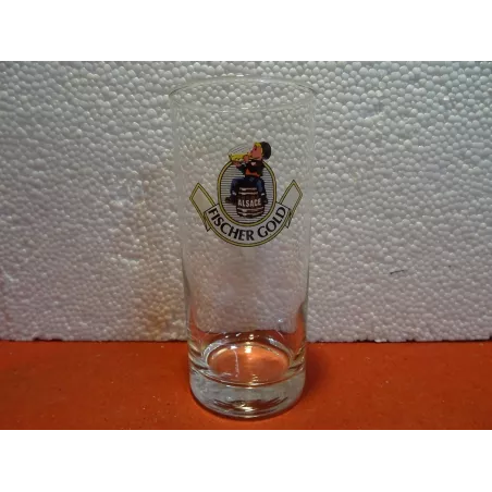 1 VERRE FISCHER GOLD  25CL HT 13.50CM