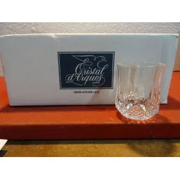 6 VERRES CRITAL D'ARQUES  5CL HT 5.50CM