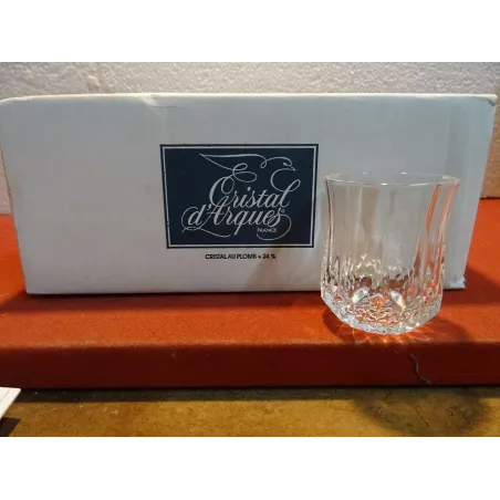 6 VERRES CRITAL D'ARQUES  5CL HT 5.50CM