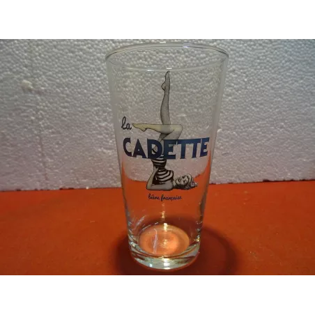 1 VERRE  LA CADETTE  25CL HT 13.50CM BRASSERIE CASTELAIN