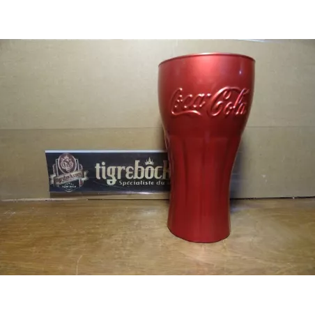 1 VERRE COCA-COLA  ROUGE  HT 14.50CM 37CL