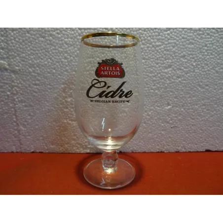 6 VERRES STELLA ARTOIS CIDRE 33CL HT. 16CM