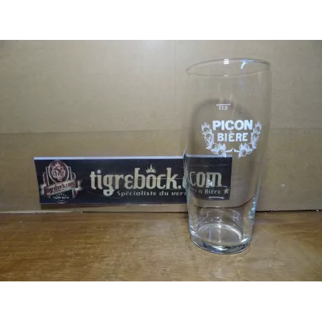 1 VERRE PICON BIERE  25CL HT 13.80CM