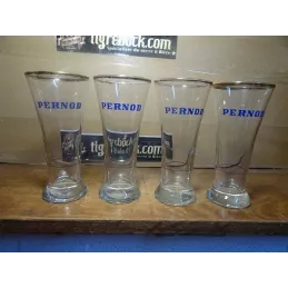 4 VERRES PERNOD HT 14.80CM