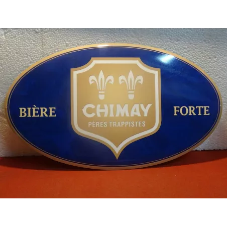 TOLE BIERE CHIMAY  45CM X26CM