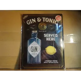 TOLE GIN & TONIC  40CM X30CM