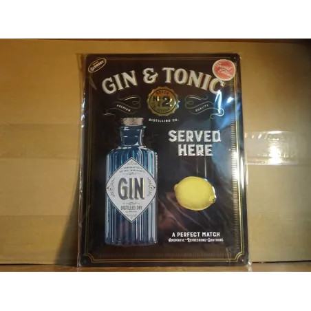 TOLE GIN & TONIC  40CM X30CM