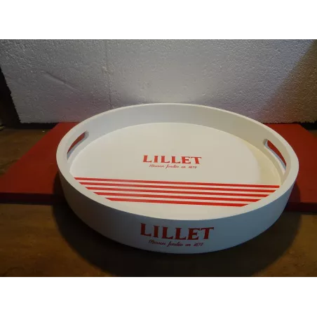 PLATEAU LILLET  DIAMETRE 38CM REBORD 5CM