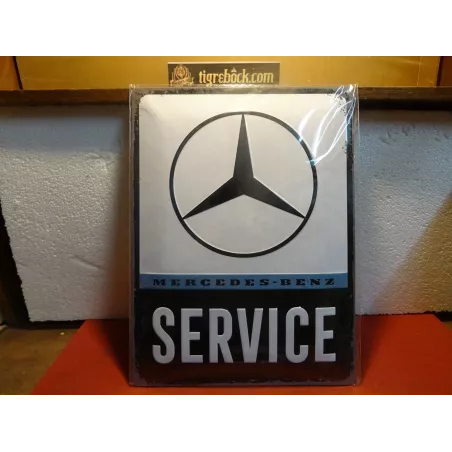 TOLE MERCEDES -BENZ SERVICE  40CM X30CM