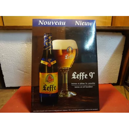 PRESENTOIR LEFFE EN CARTON  42CM X30CM