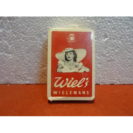 1 JEU DE 52 CARTES WIEL'S  ROUGE