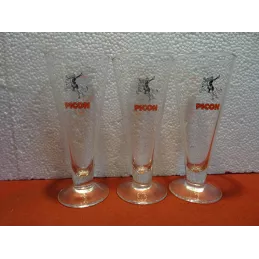 3 VERRES PICON  HT 15.50CM