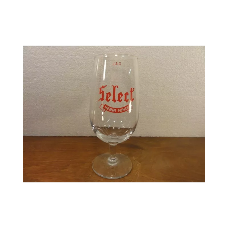 1 VERRE SELECT HENRI FUNCK 40 CL