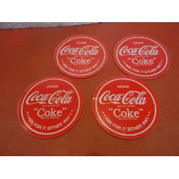 4 DESSOUS DE VERRE COCA-COLA