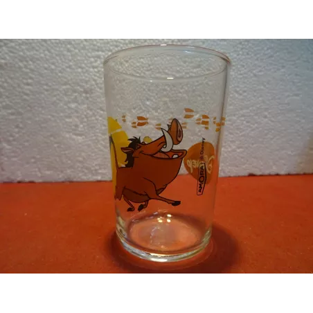 VERRE  MOUTARDE AMORA  DISNEY