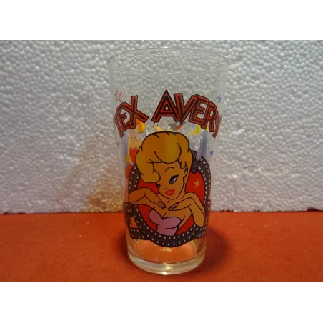 VERRE A MOUTARDE  AMORA  TEX AVERY HT 11.60CM  ANNEE 1997