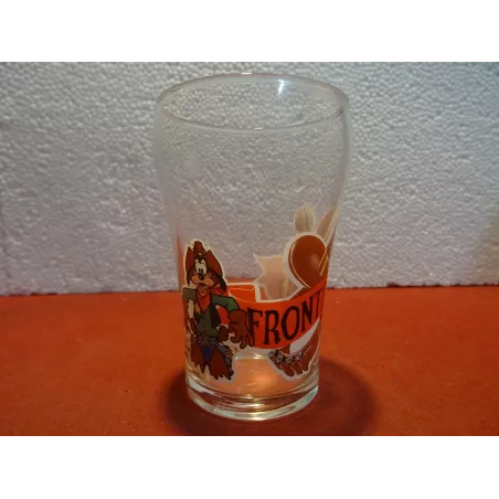 1 VERRE DISNEY  FRONTIERLAND  HT 10CM