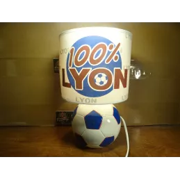 LAMPE 100% LYON  HT 20CM  DIAMETRE 17CM