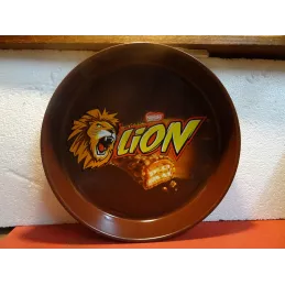 PLATEAU NESTLE  LION  DIAMETRE 35.50CM