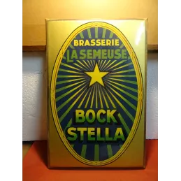 GLACOIDE  BRASSERIE LA SEMEUSE  BOCK STELLA  46.50CM X31CM