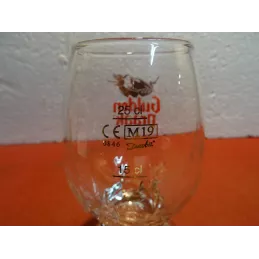 1 VERRE GULDEN DRAAK 15CL ET 25CL HT 13CM