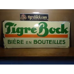 PLAQUE EMAILLEE BOMBEE  TIGREBOCK  EMAILLE BRILLANT