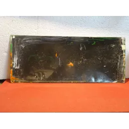 PLAQUE EMAILLEE BOMBEE  TIGREBOCK  EMAILLE BRILLANT
