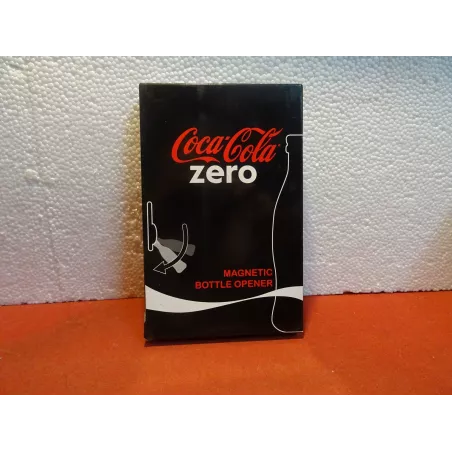 DECAPSULEUR COCA-COLA  ZERO AIMANTE  20CM X13CM