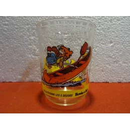 VERRE A MOUTARDE MAILLE  BOULE &BILL HT 9CM