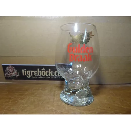 1 VERRE GULDEN DRAAK 25/33/50CL HT 15.50CM