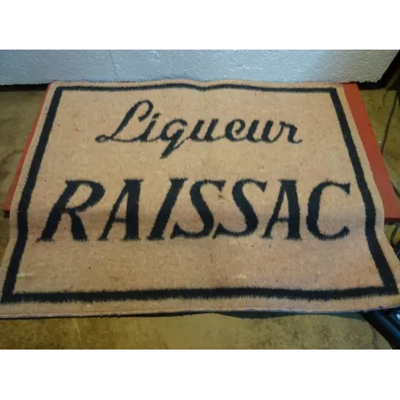 TAPIS DE CARTES  LIQUEUR RAISSAC  58CM X43CM