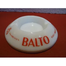CENDRIER BALTO  EN OPALINE  DIAMETRE 10.50CM