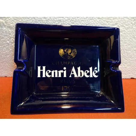 CENDRIER  CHAMPAGNE  HENRI ABELE 19.50CM X16CM