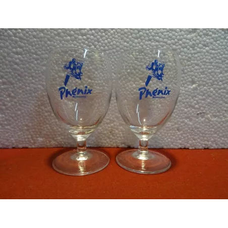 2 VERRES ANIS PHENIX  11CL