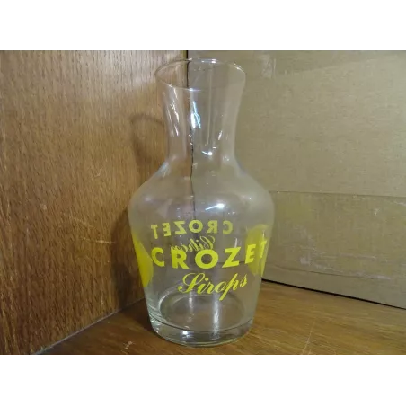 1 CARAFE CROZET SIROPS HT 16.50CM